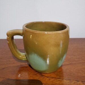 Vintage FRANKOMA Plainsman Prairie Green 3 5/8" Coffee / Tea Mug 5C